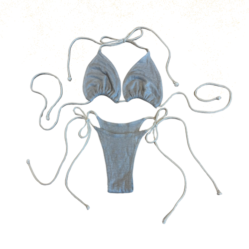 Preorder- Signature Saunakini 100% Knitted Linen Bikini Bottom